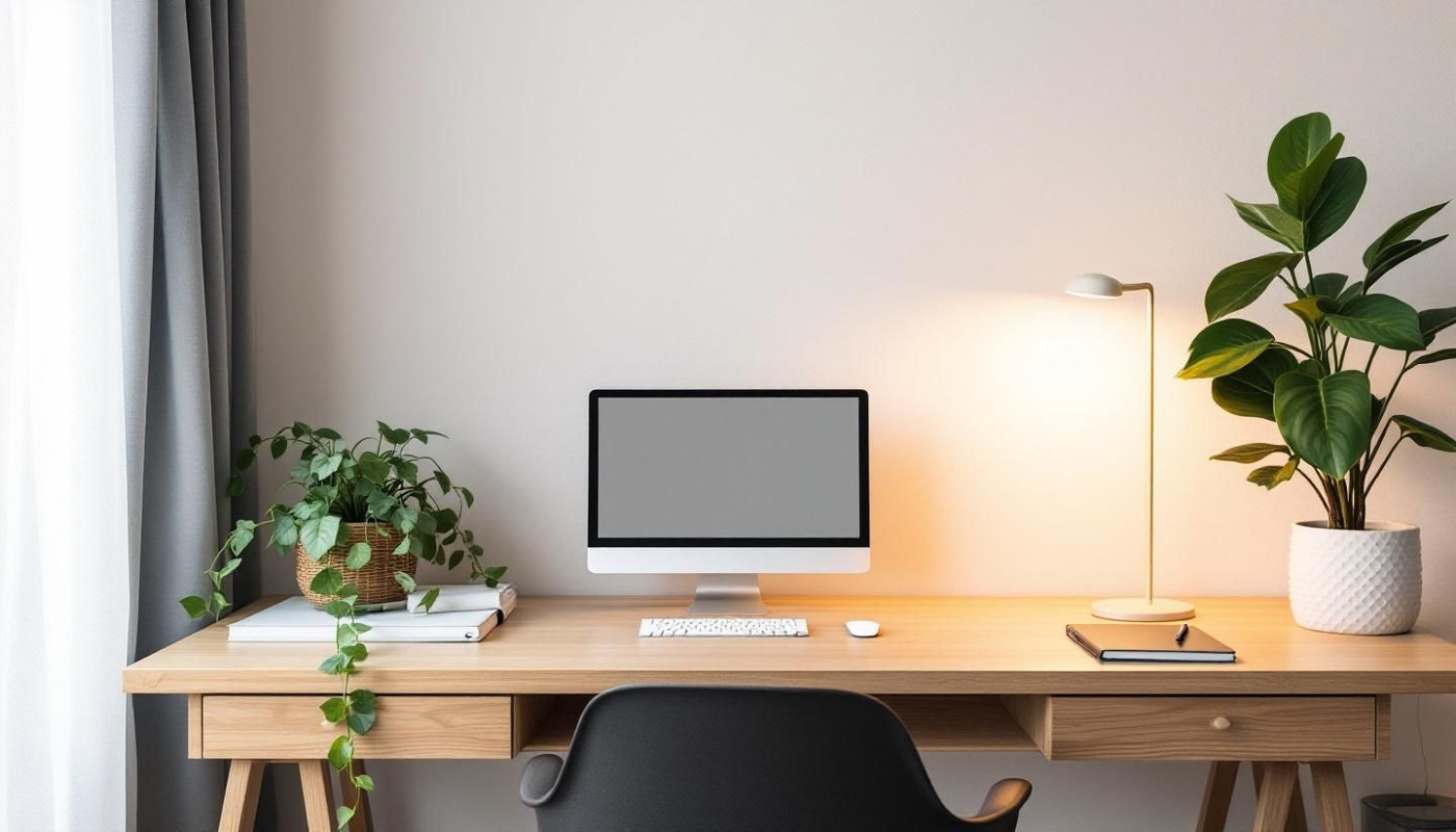 Comment créer un espace de travail zen chez soi sans gros investissement ?